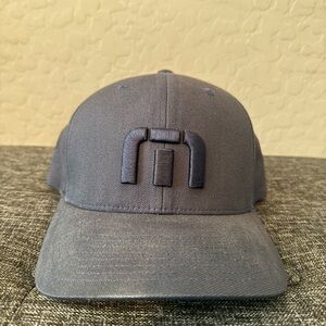 Travis Mathew Navy Baseball Hat with 3D Logo